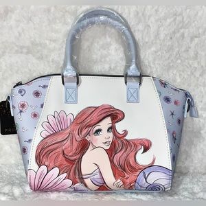 Loungefly Disney The Little Mermaid Ariel Sketch Satchel Bag